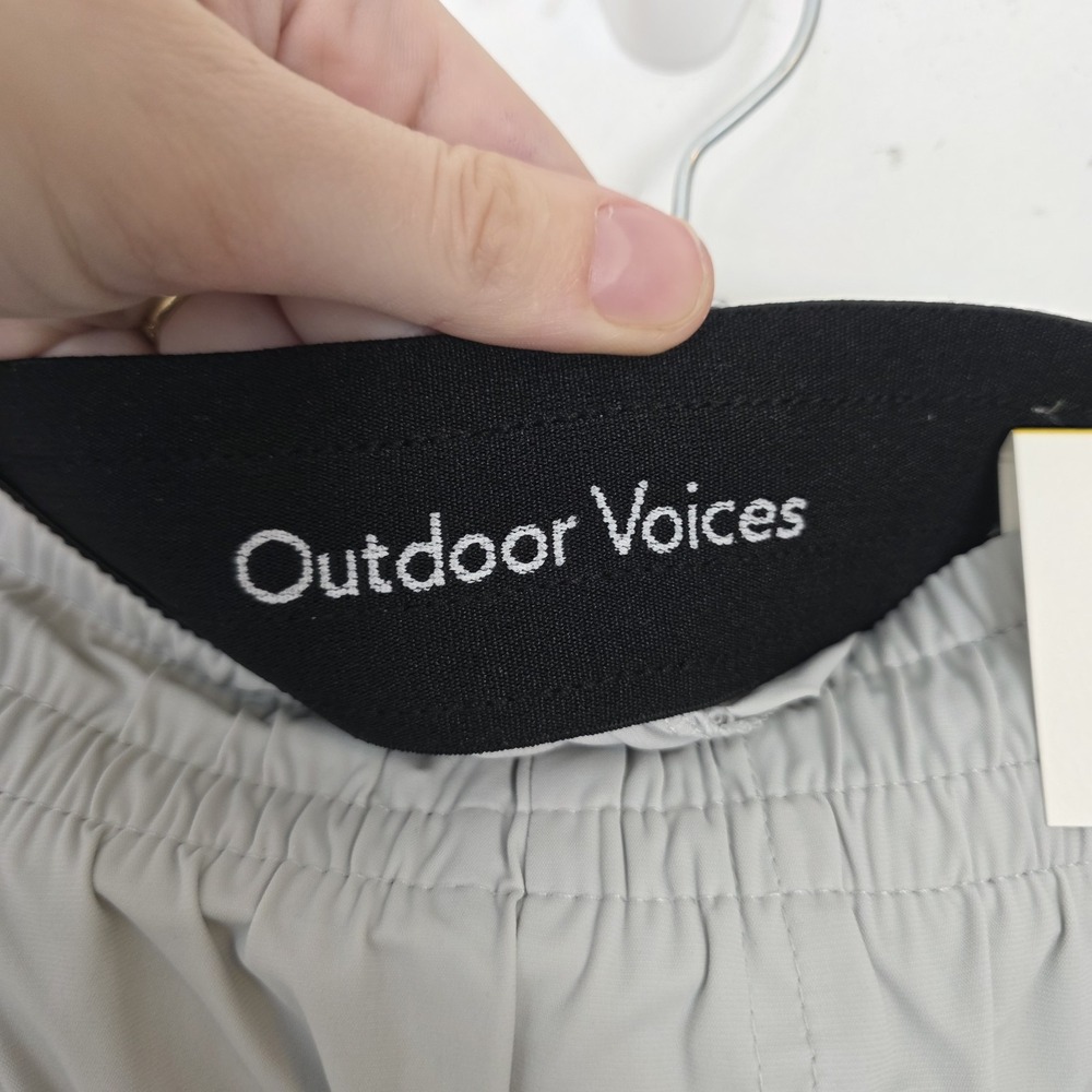 Outdoor Voices Men's Gray Hiflex Elastic Waist Sporty Athleisure Pull On Pants M - Picture 2 of 9